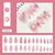 12 Sizes-24 Pcs Press On Nails Z1072