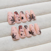 12 Sizes-24 Pcs Press On Nails Z938