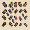 12 Sizes-24 Pcs Press On Nails Y1164