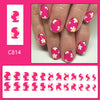 12 Sizes-24 Pcs Press On Nails C814