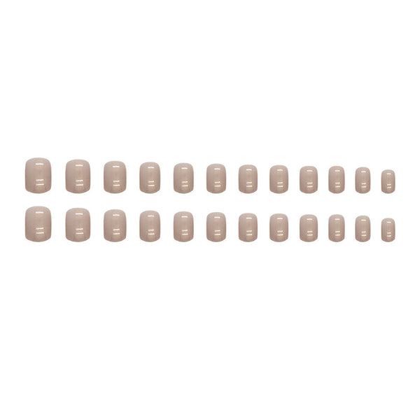 12 Sizes-24 Pcs Press On Nails W1248