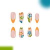 12 Sizes-24 Pcs Press On Nails C1684