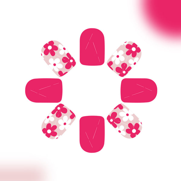 12 Sizes-24 PcsPress On Nails C822