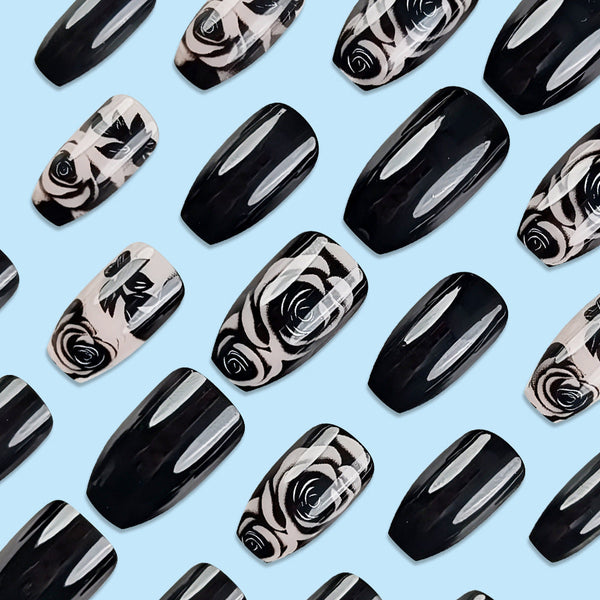 Glossy Medium Press on Nails