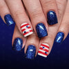 12 Sizes-24 Pcs Press On Nails C1714