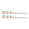 12 Sizes-24 Pcs Press On Nails F207