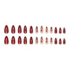 12 Sizes-24 Pcs Press On Nails W1869