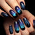 12 Sizes-24 Pcs Press On Nails Y410