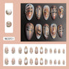 12 Sizes-24 Pcs Press On Nails W2051