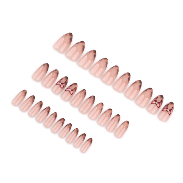 12 Sizes-24 Pcs Press On Nails GN048