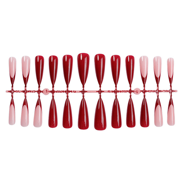 12 Sizes-24 PcsPress On Nails XL-102-82