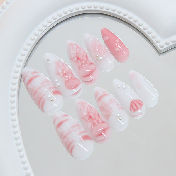 12 Sizes-24 PcsPress On Nails Z1130
