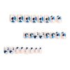 12 Sizes-24 Pcs Press On Nails JP3094