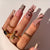 12 Sizes-24 Pcs Press On Nails JP2092