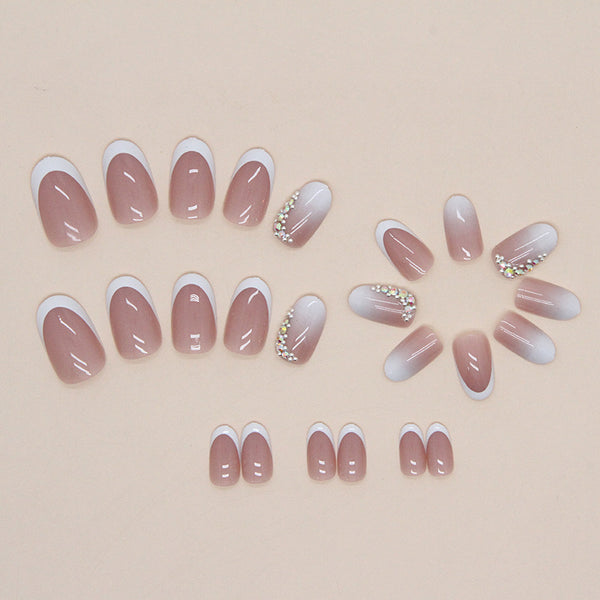 12 Sizes-24 Pcs Press On Nails Z674