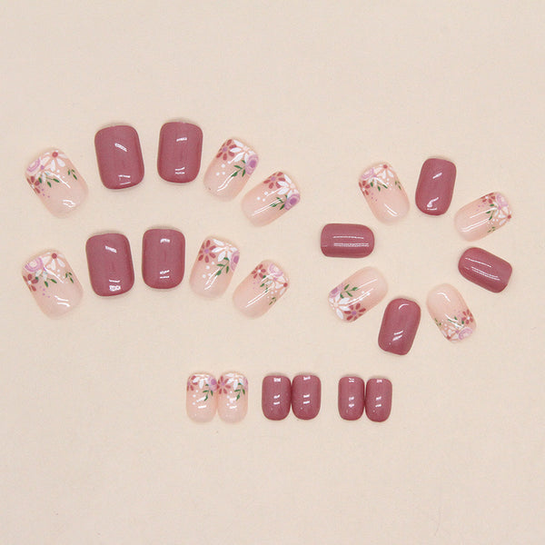 12 Sizes-24 Pcs Press On Nails W784