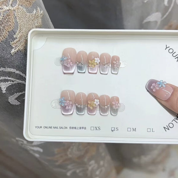 15 Sizes-30 Pcs Press On Nails My208