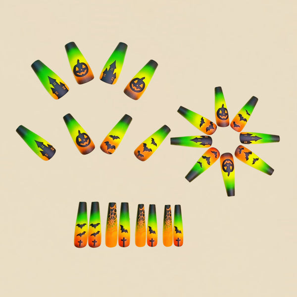 12 Sizes-24 Pcs Press On Nails y2051-24