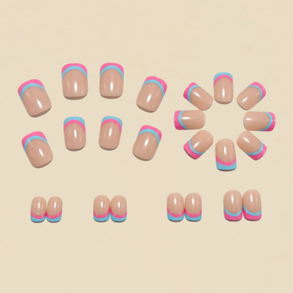 12 Sizes-24 Pcs Press On Nails Y1548