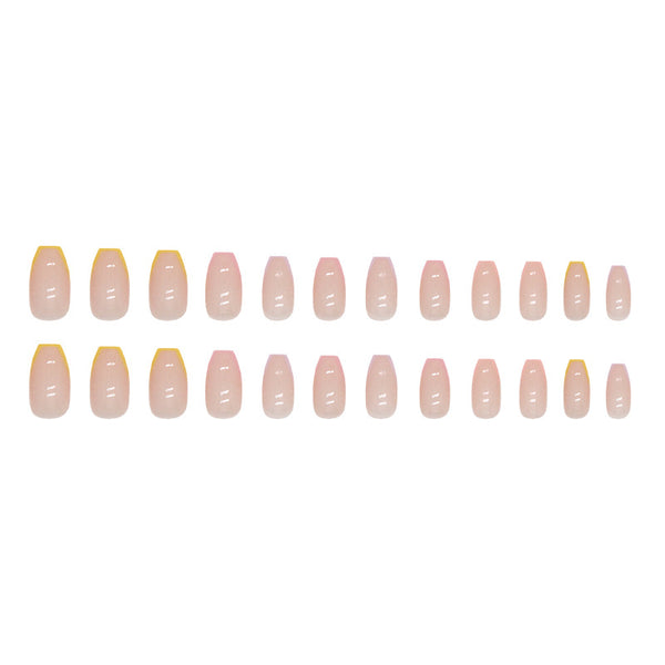 12 Sizes-24 Pcs Press On Nails W1319