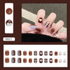 12 Sizes-24 Pcs Press On Nails R821
