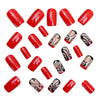 12 Sizes-24 Pcs Press On Nails Y1181