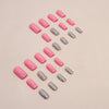 12 Sizes-24 Pcs Press On Nails W1284
