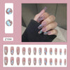 12 Sizes-24 Pcs Press On Nails Z184