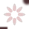 12 Sizes-24 Pcs Press On Nails C1374