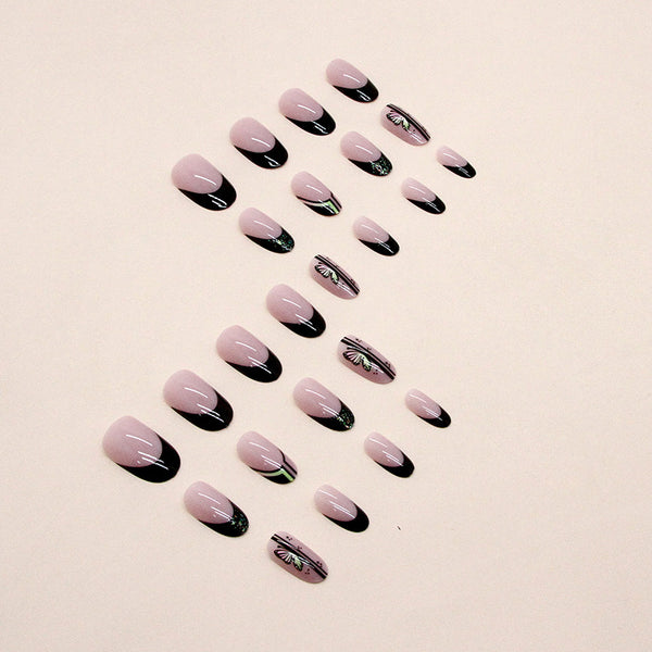 12 Sizes-24 Pcs Press On Nails W982