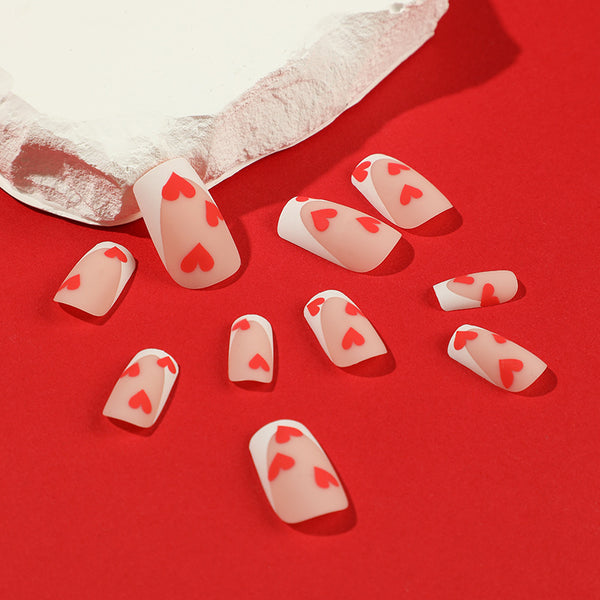 12 Sizes-24 Pcs Press On Nails JP2239