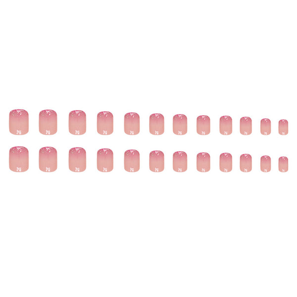 12 Sizes-24 Pcs Press On Nails W1086