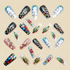 12 Sizes-24 Pcs Press On Nails Y1296