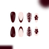 12 Sizes-24 Pcs Press On Nails C1391