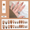 12 Sizes-24 Pcs Press On Nails R081