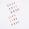 12 Sizes-24 Pcs Press On Nails JP1401