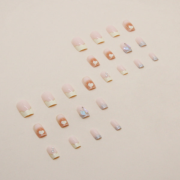 12 Sizes-24 Pcs Press On Nails Z525
