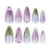 12 Sizes-24 Pcs Press On Nails JP3398