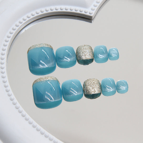 12 Sizes-24 Pcs Press On Nails F145