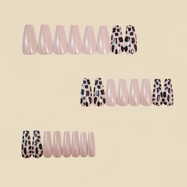 12 Sizes-24 Pcs Press On Nails Y1760