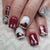 12 Sizes-24 Pcs Press On Nails C695