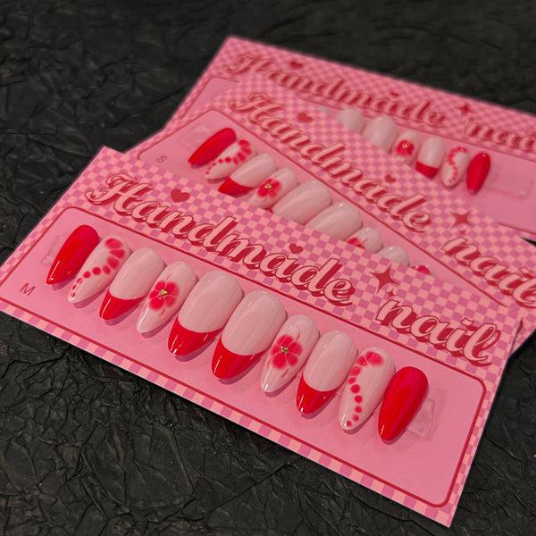 12 Sizes-24 Pcs Press On Nails SP178