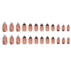 12 Sizes-24 Pcs Press On Nails W1615