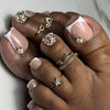 12 Sizes-24 Pcs Press On Nails JP4257