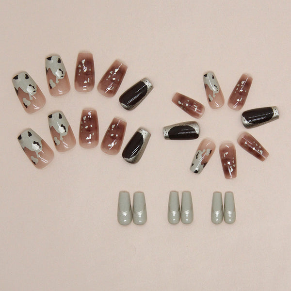 12 Sizes-24 Pcs Press On Nails R650