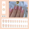 12 Sizes-24 Pcs Press On Nails W1091