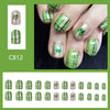 12 Sizes-24 PcsPress On Nails C812