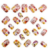 12 Sizes-24 Pcs Press On Nails Y1802