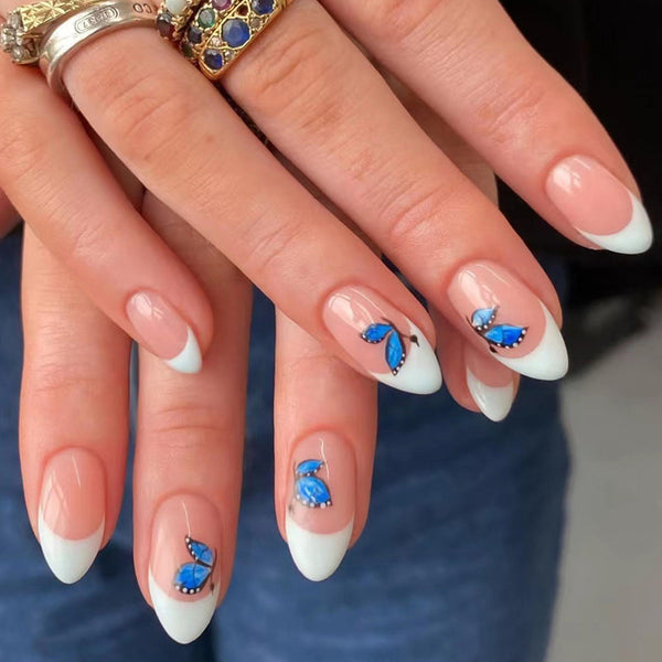 12 Sizes-24 Pcs Press On Nails W192