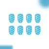 12 Sizes-24 Pcs Press On Nails C1767